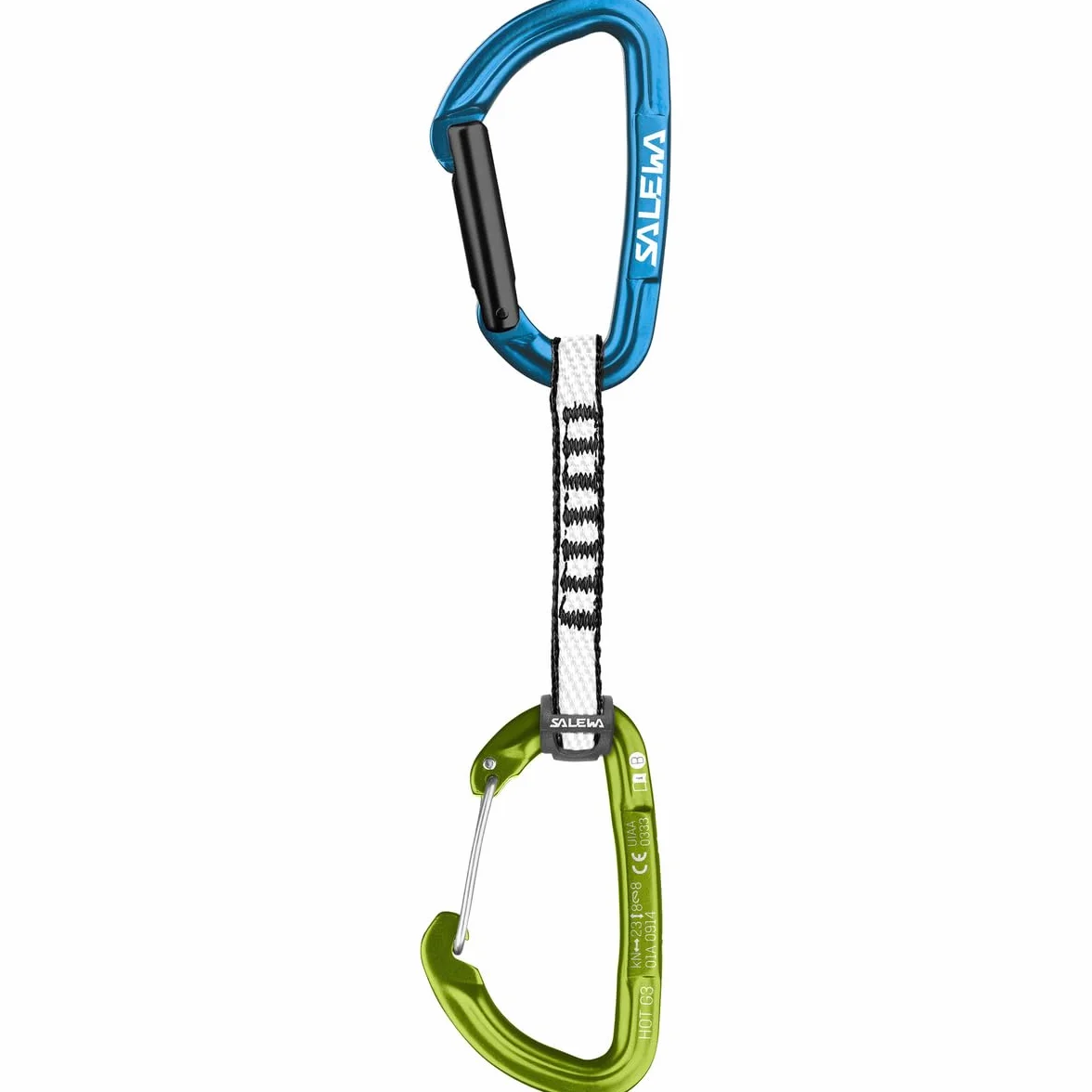 Salewa EXPR Set DYN Hot G3 STR/Wire Carabiner