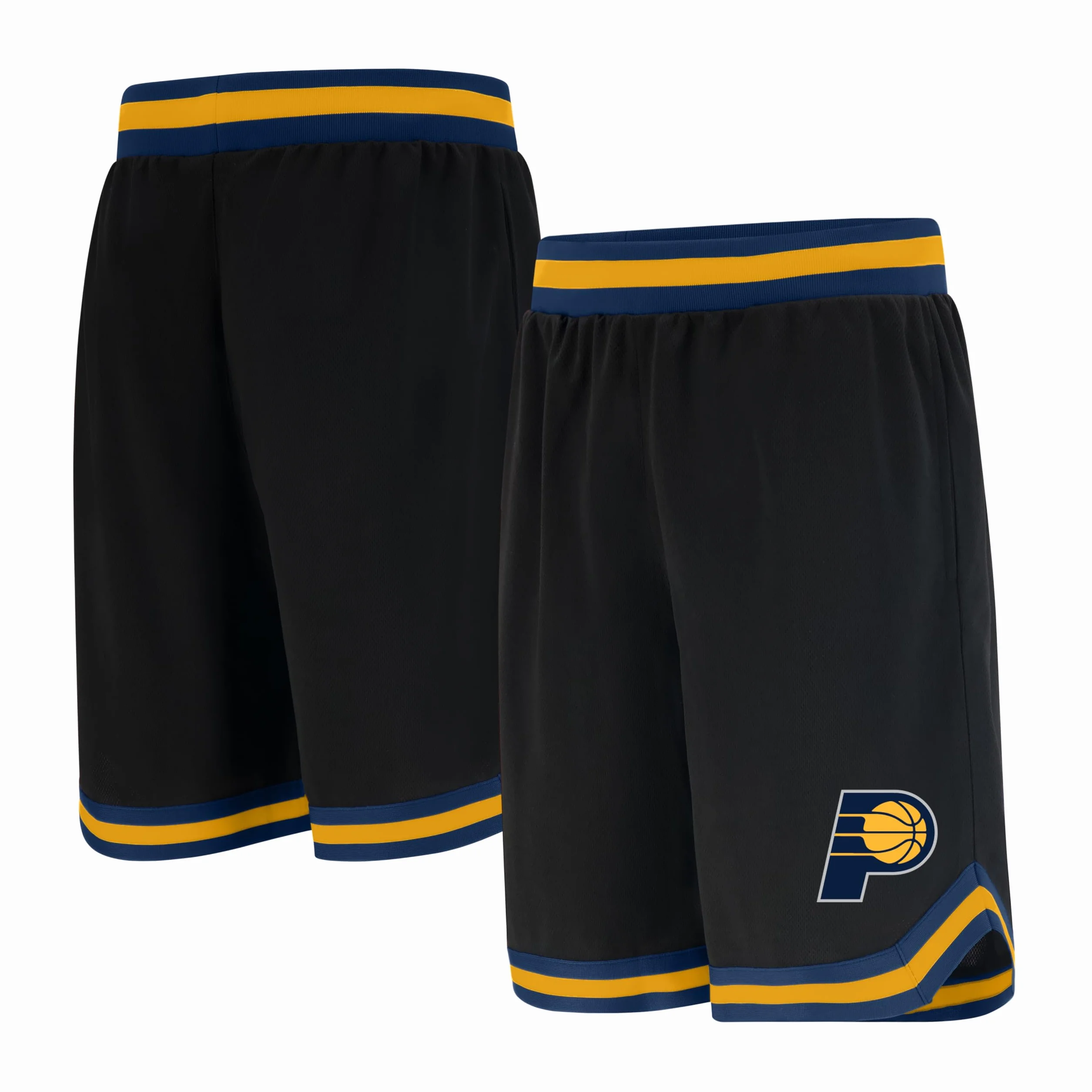 Unk NBA Ultra Game GSM3547F NBA Woven Team Logo Poly Mesh Basket Shorts Nero, Large