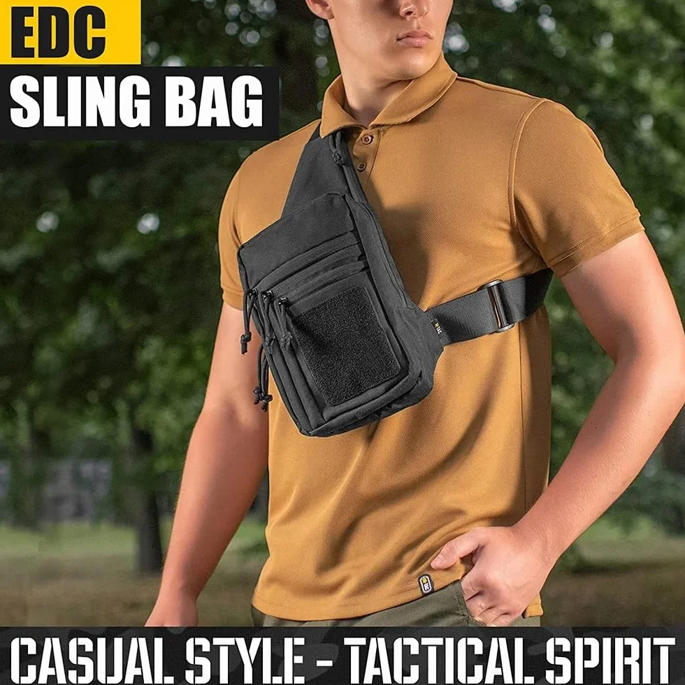 Borsa a tracolla tattica militare nascosta pistola fondina portapistola per campeggio caccia
