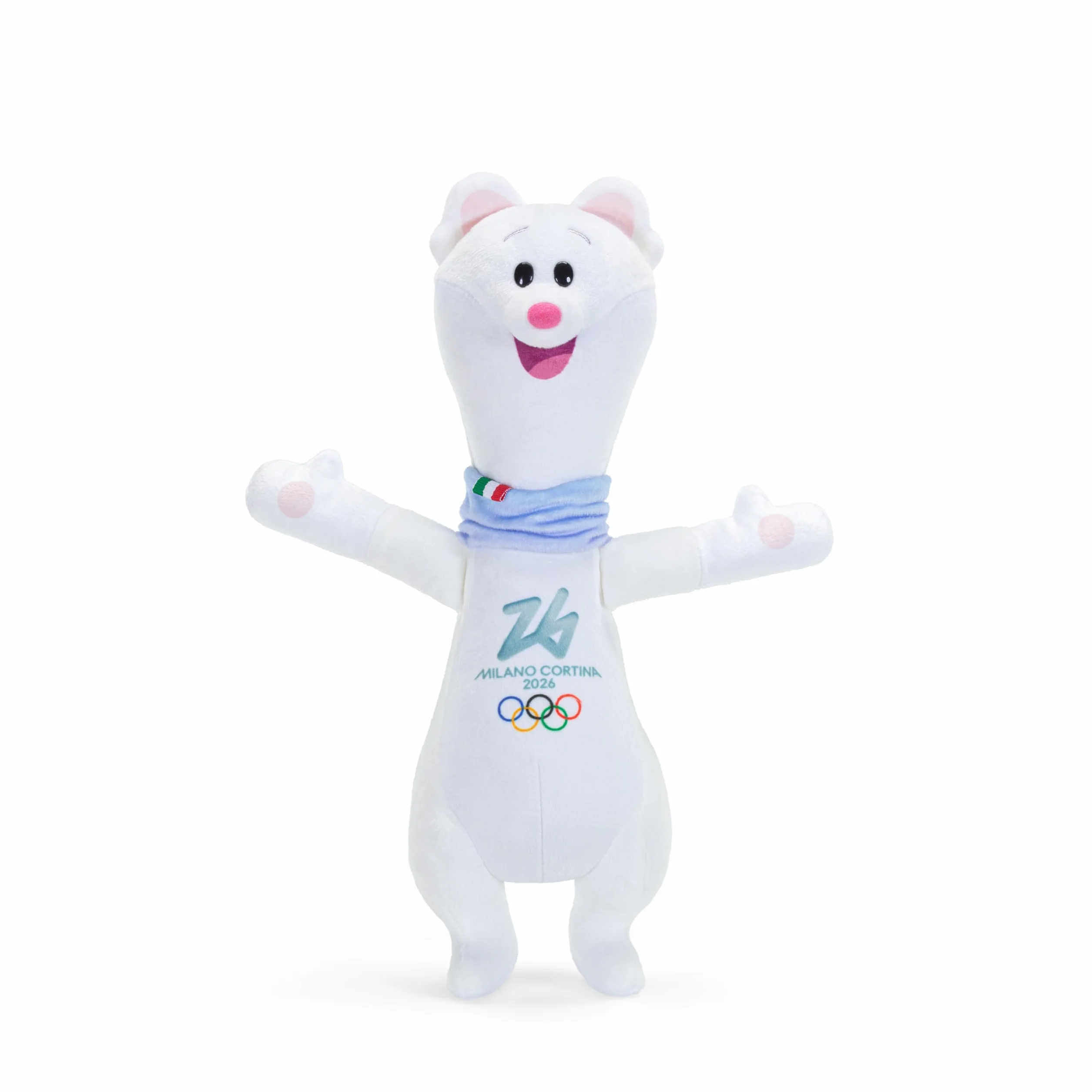 Trudi Mascotte dei Giochi Olimpici Invernali di Milano Cortina 2026 | 18x12x12 cm taglia XS | modello 68252