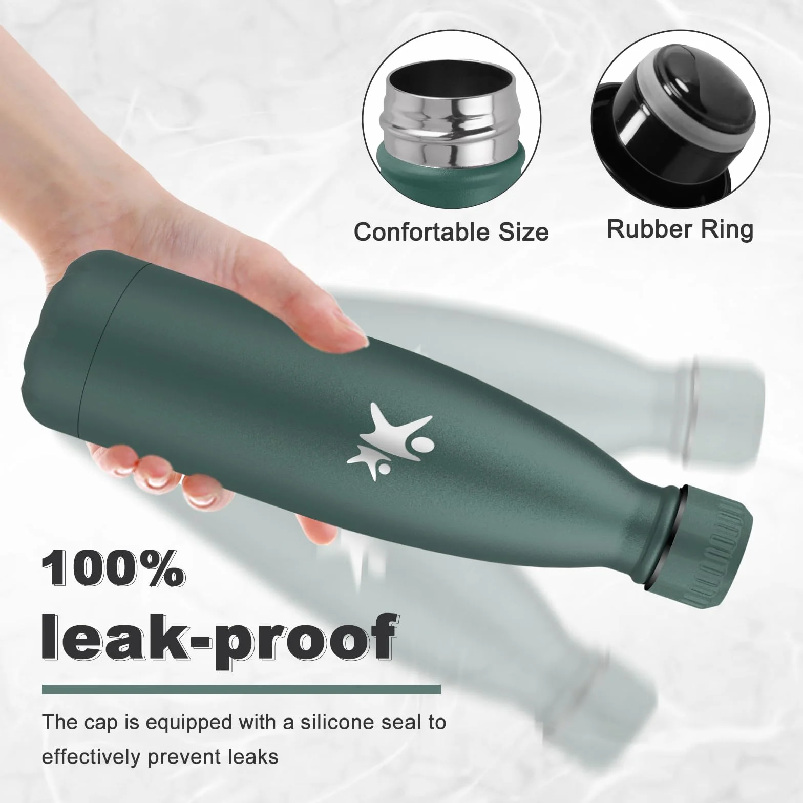 Borraccia Termica 0.75L Acciaio Inox Senza BPA - Thermos Bevande Calde e Fredde per Sport, Viaggio