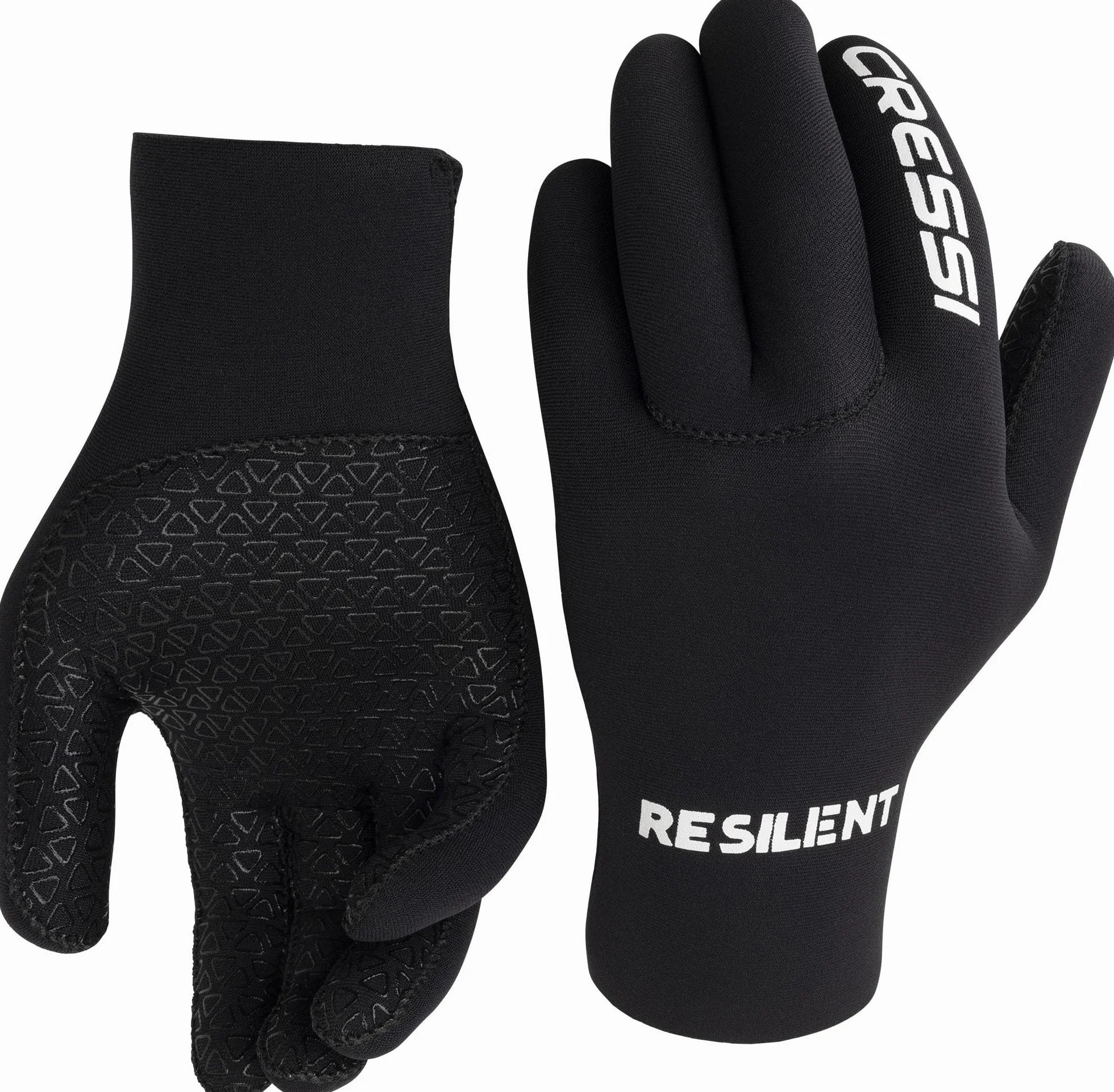 CRESSI Resilient Gloves Ultra Grip Unisex Morbido Neoprene Nero dla nurkowania snorkelingu surfingu