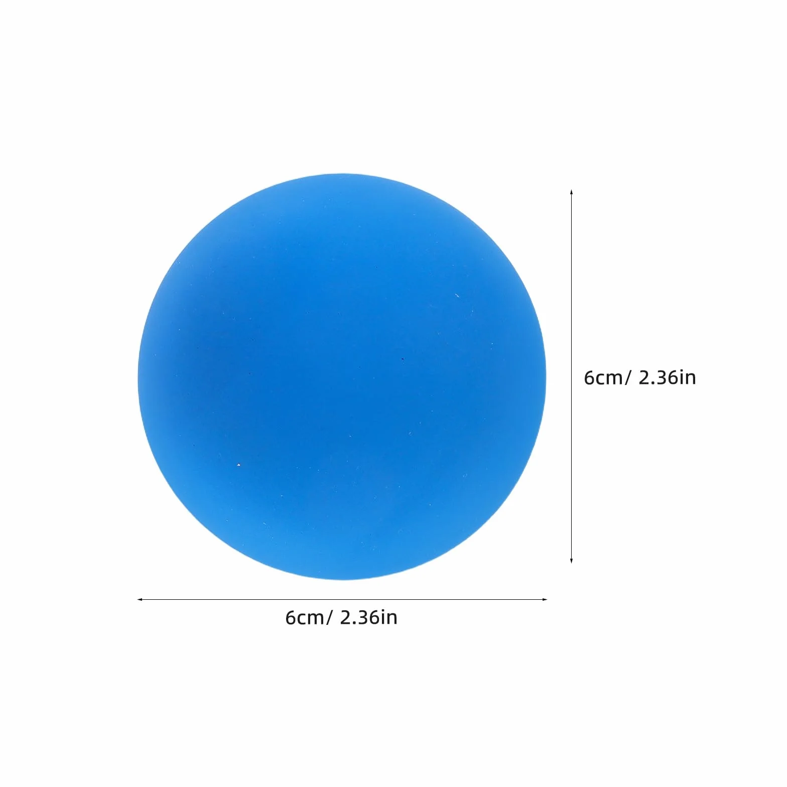 Healifty 4 Palline da Allenamento Squash in Gomma Rimbalzante Leggere Blu per Migliorare Coordinazione e Tempi di Risposta