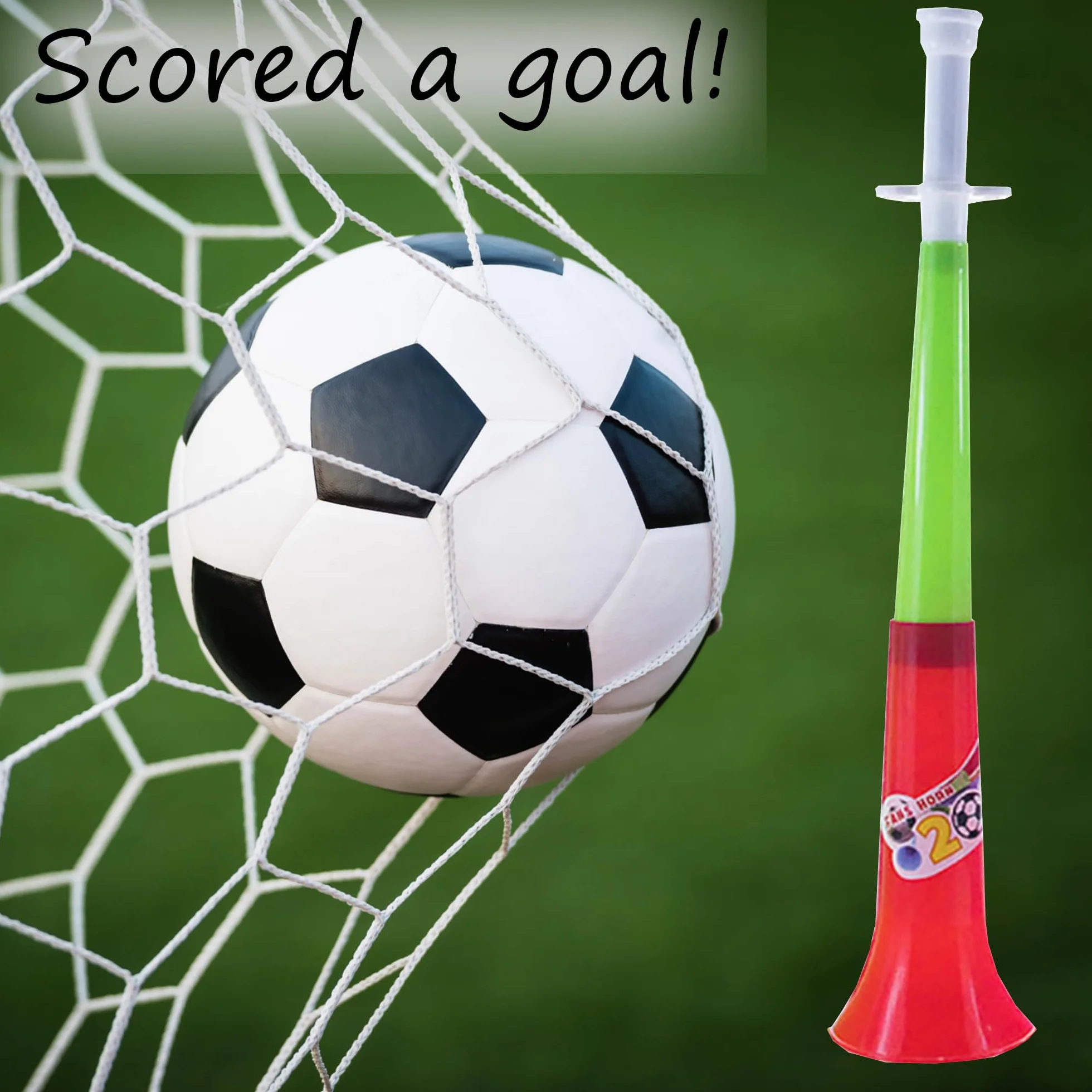 Vuvuzela Horn Molto Forte Tröte Clacson Plastica Fanfara Calcio 2 PCS