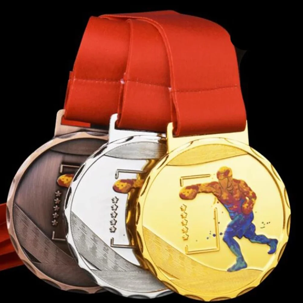 Medaglie di Pugilato Oro Argento Bronzo per Competizioni Lotta Taekwondo Olimpico