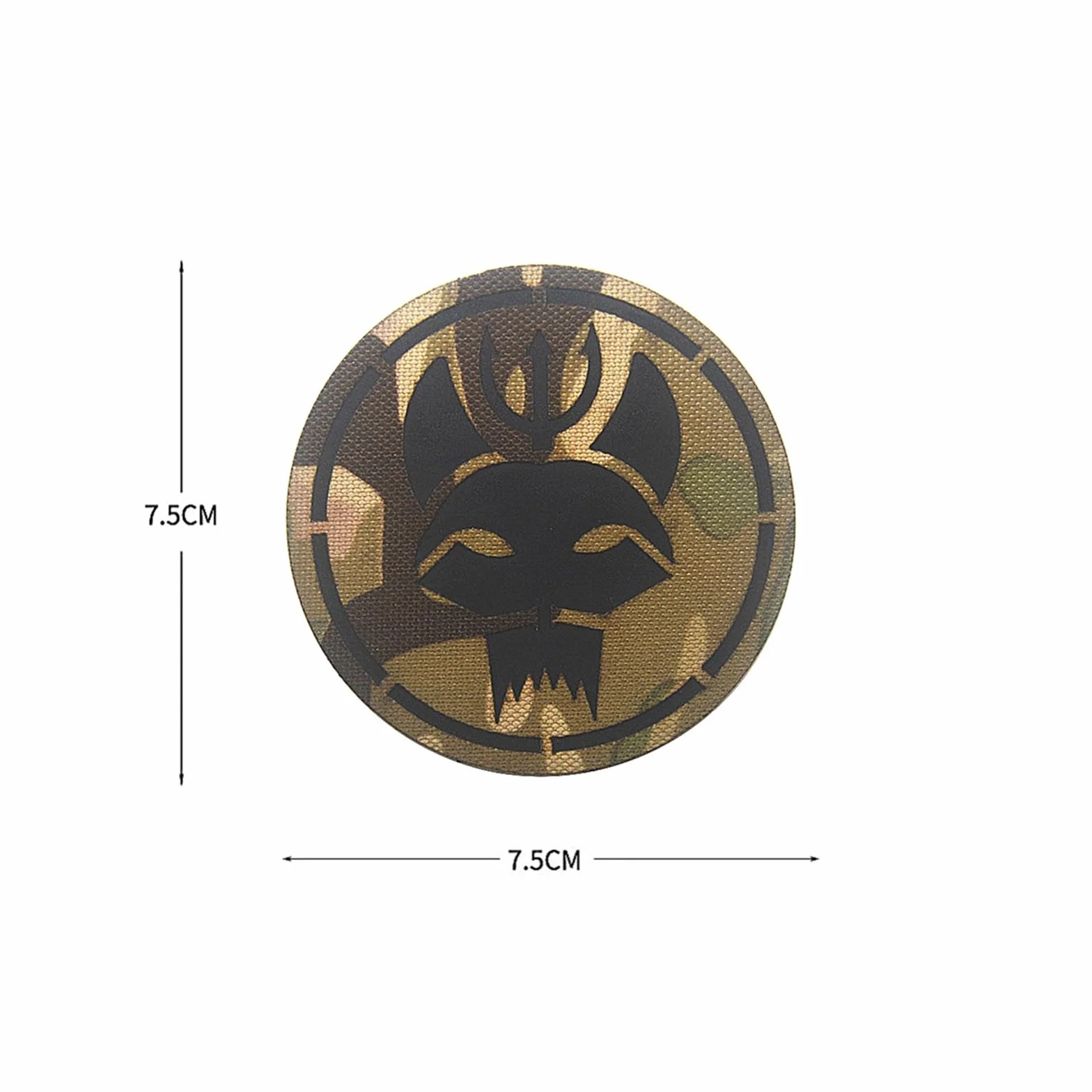 Patch tattica Seal Team Series, patch tattiche militari dell'esercito con chiusura a strappo, patch adesive in tessuto per distintivi (As shown,6)