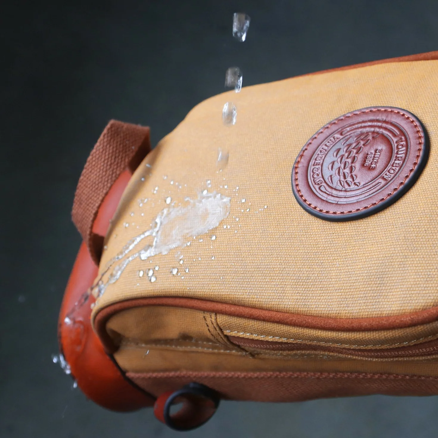Tourbon Waterproof Canvas Golf Club trasporta sacco da viaggio con cinghia imbottita morbida