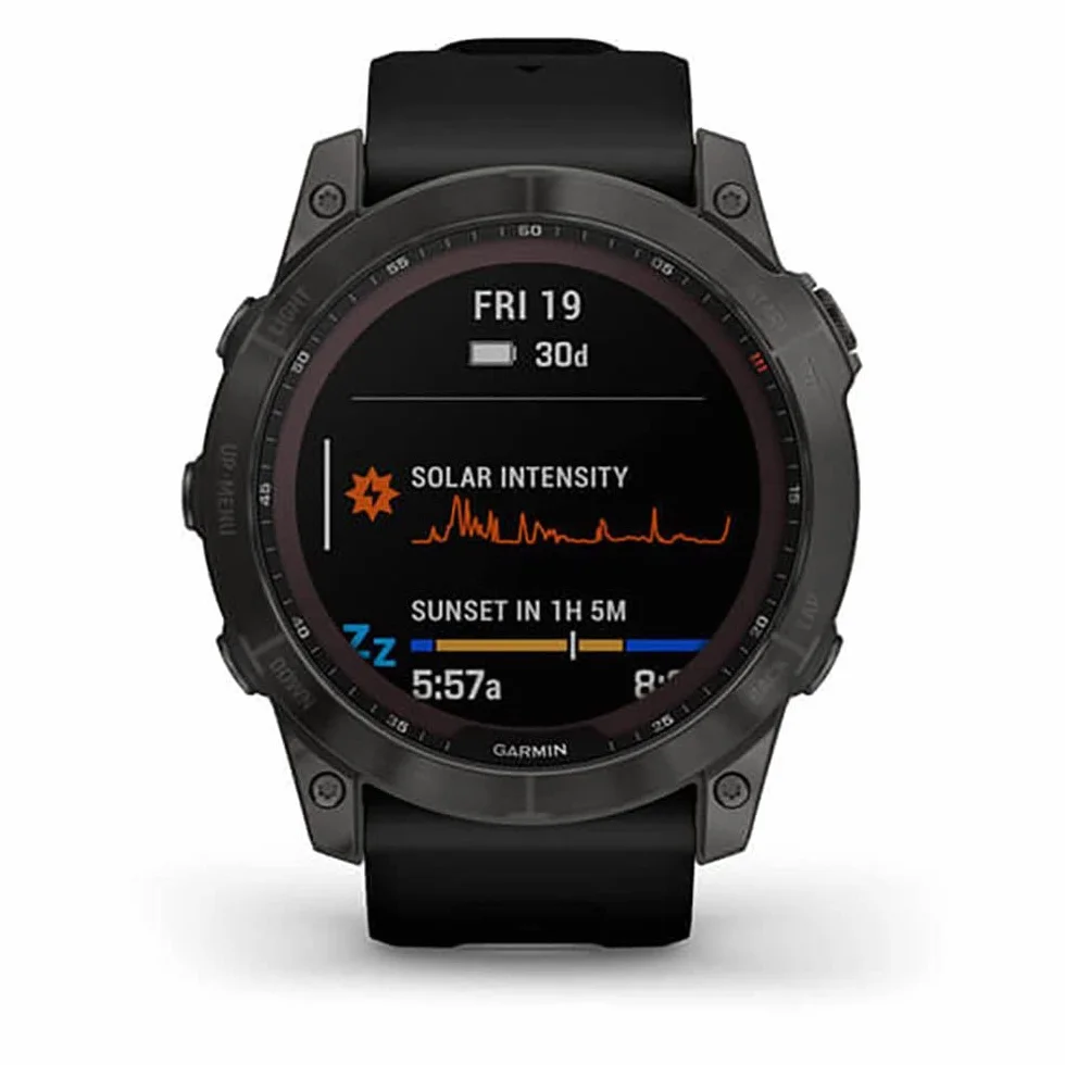Garmin Fenix 7X Sapphire Solar - Grigio Carbonio DLC Titanio (Rinnovato)