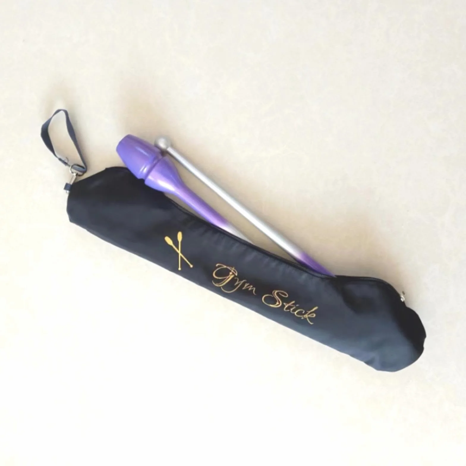 Borsa per Bastoncini da Ginnastica in Nylon Leggera Portatile con Cerniera