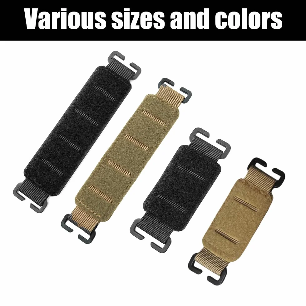Pannello Tattico per Zaino, Porta Molle con Strisce di Supporto per Organizer per Borse con Gancio e Passante, Accessori per Zaini e Gilet Tattici, Pannello Toppe Tattiche